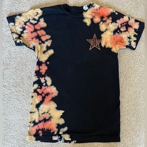 Jeffree Star Size S T-Shirt‎ Retired Bleach Tie Dye Halloween Special Edition